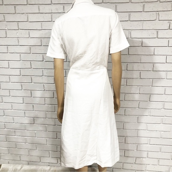 Vineyard Vines Women’s Tie Front Linen Blend Dress - Picture 4 of 9